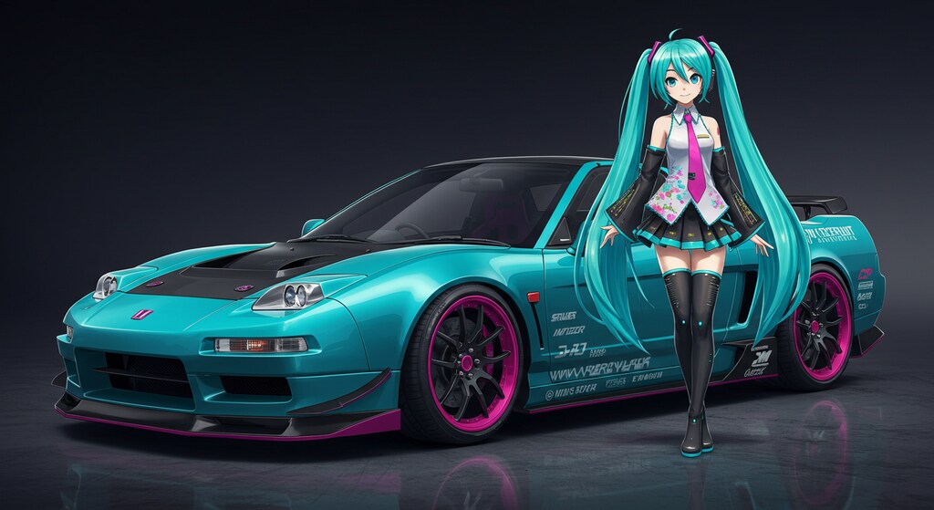 初音ミクとNSX