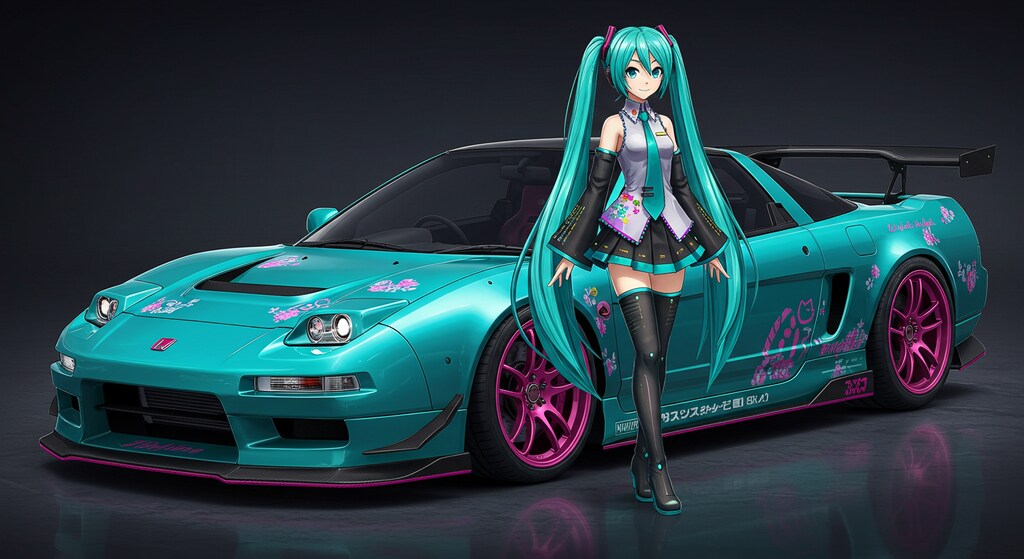 初音ミクとNSX