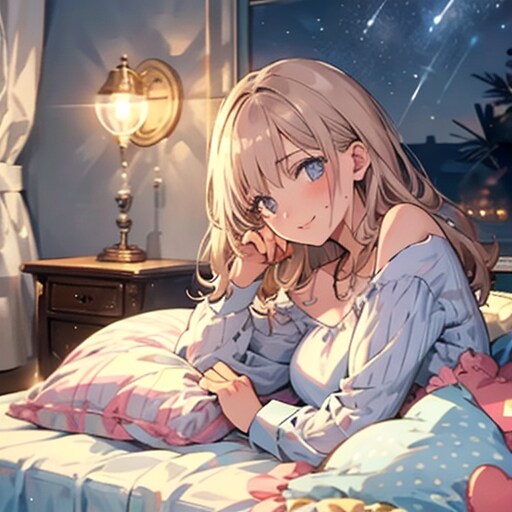 寝る前の時間 | の人気AIイラスト・グラビア