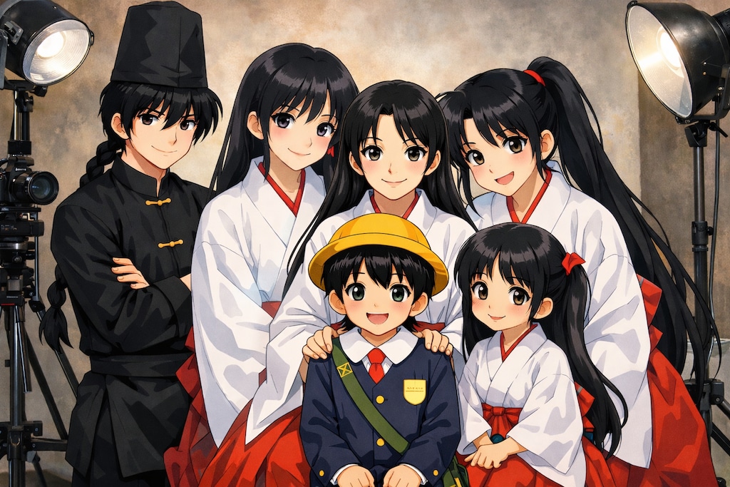 火野家家族写真