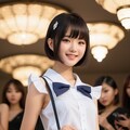 アニマル柄のミニバッグをモノクロの装いに合わせる 10枚目