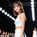 アニマル柄のミニバッグをモノクロの装いに合わせる 5枚目