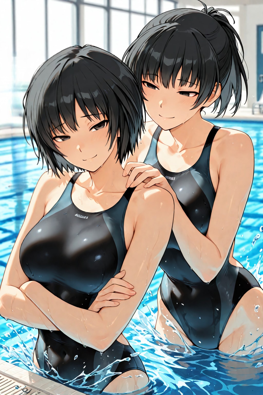 アマガミ水泳部の先輩後輩コンビ🩱❤️