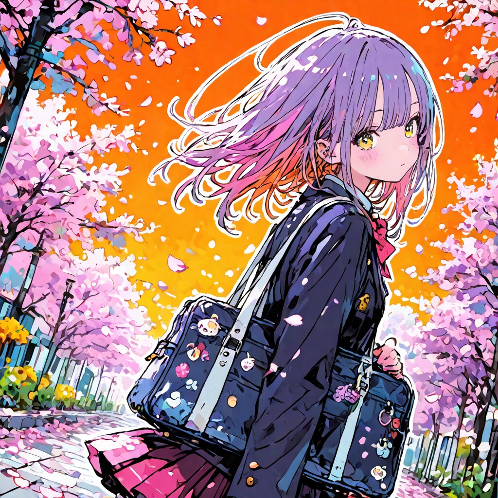 通学路 | の人気AIイラスト・グラビア