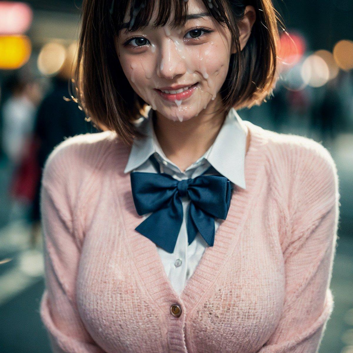 女子校生にぶっかけ５