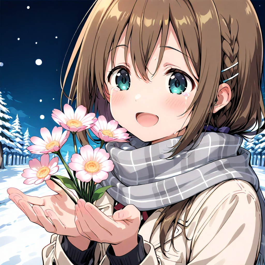 Your precious tears bring spring to life in the gray winter.