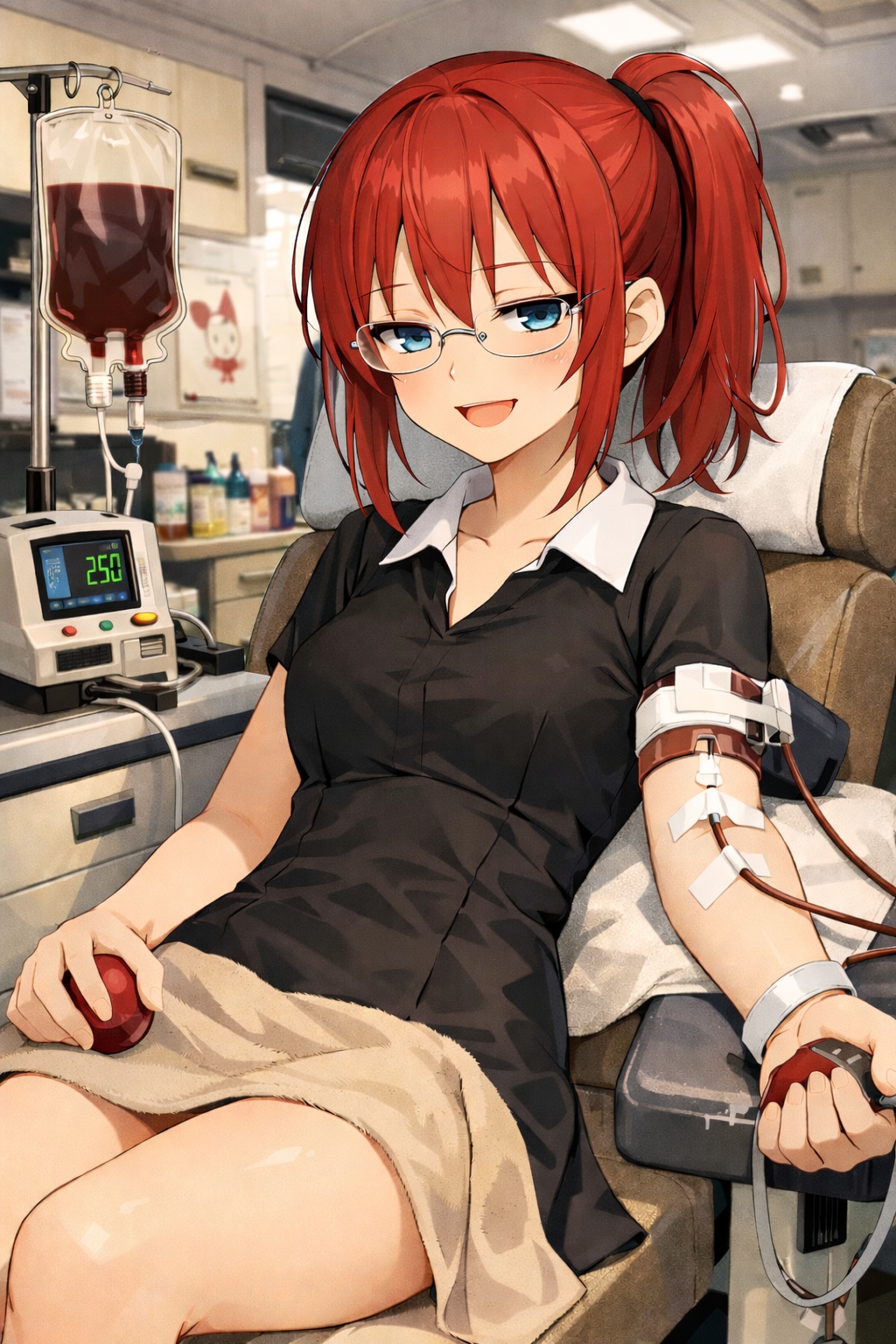 コミケ帰りの献血 | の人気AIイラスト・グラビア