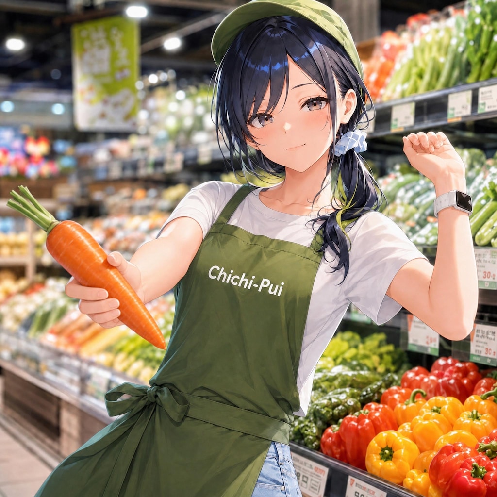 野菜売り場の七瀬