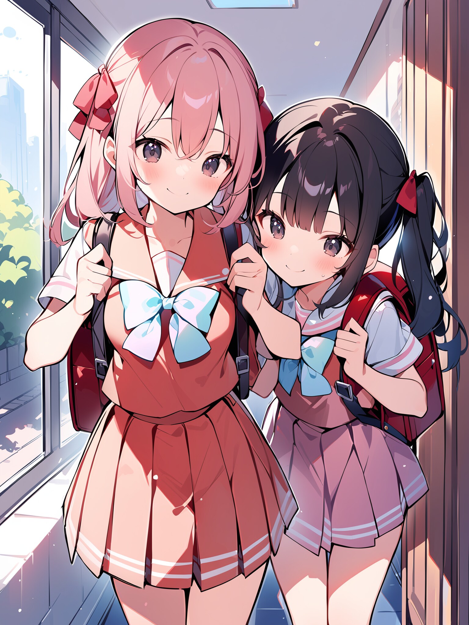 仲良しツインテちゃん