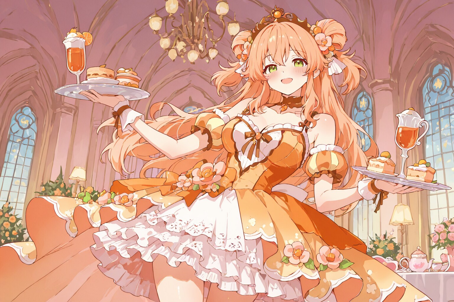 あんずスイーツのお茶会