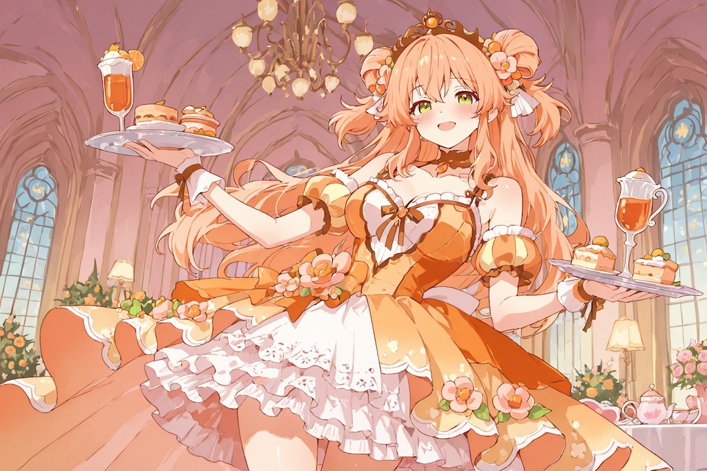 あんずスイーツのお茶会