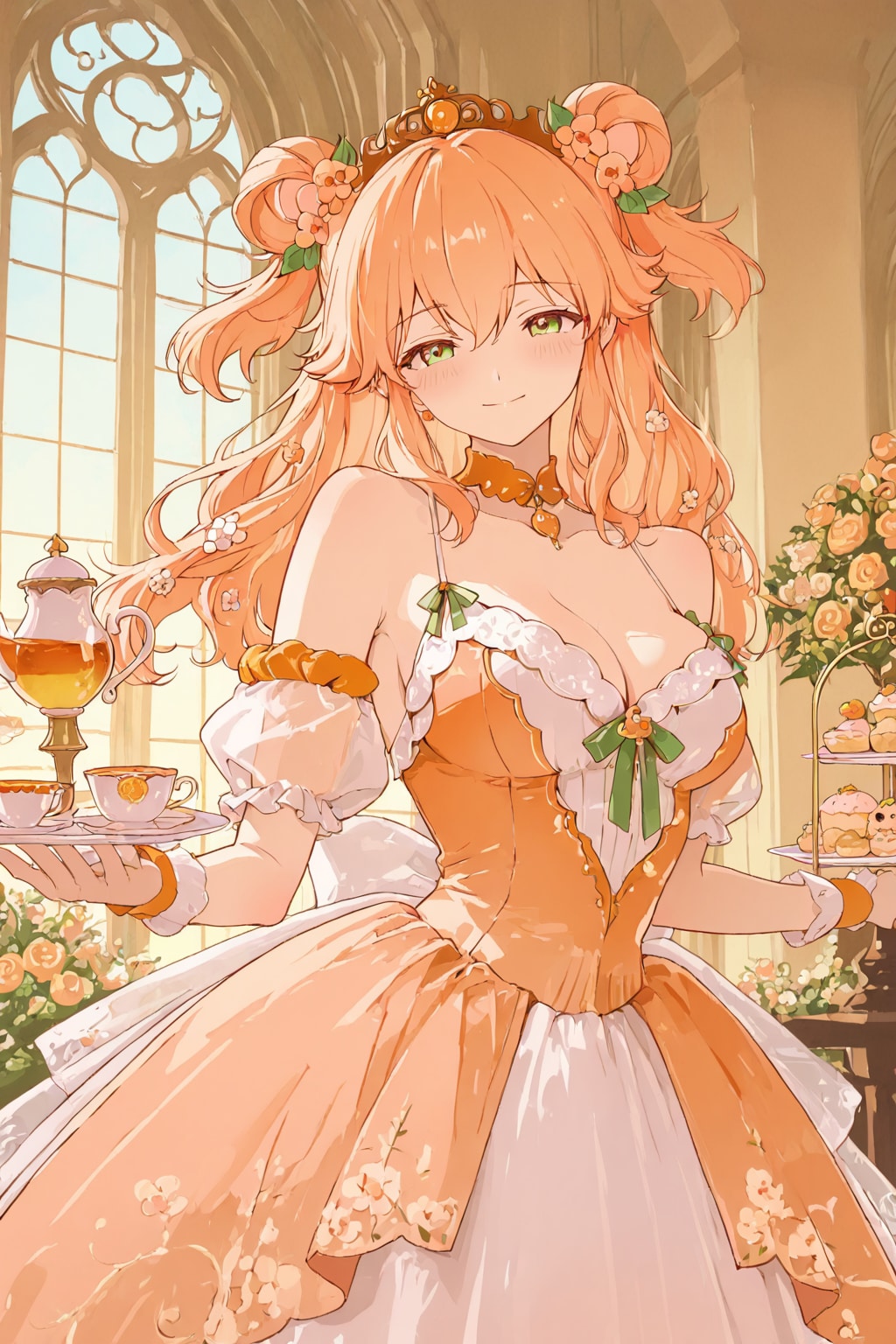 あんずスイーツのお茶会