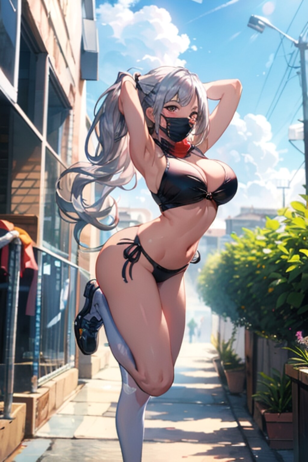 馬耳忍者のバストは豊満であった