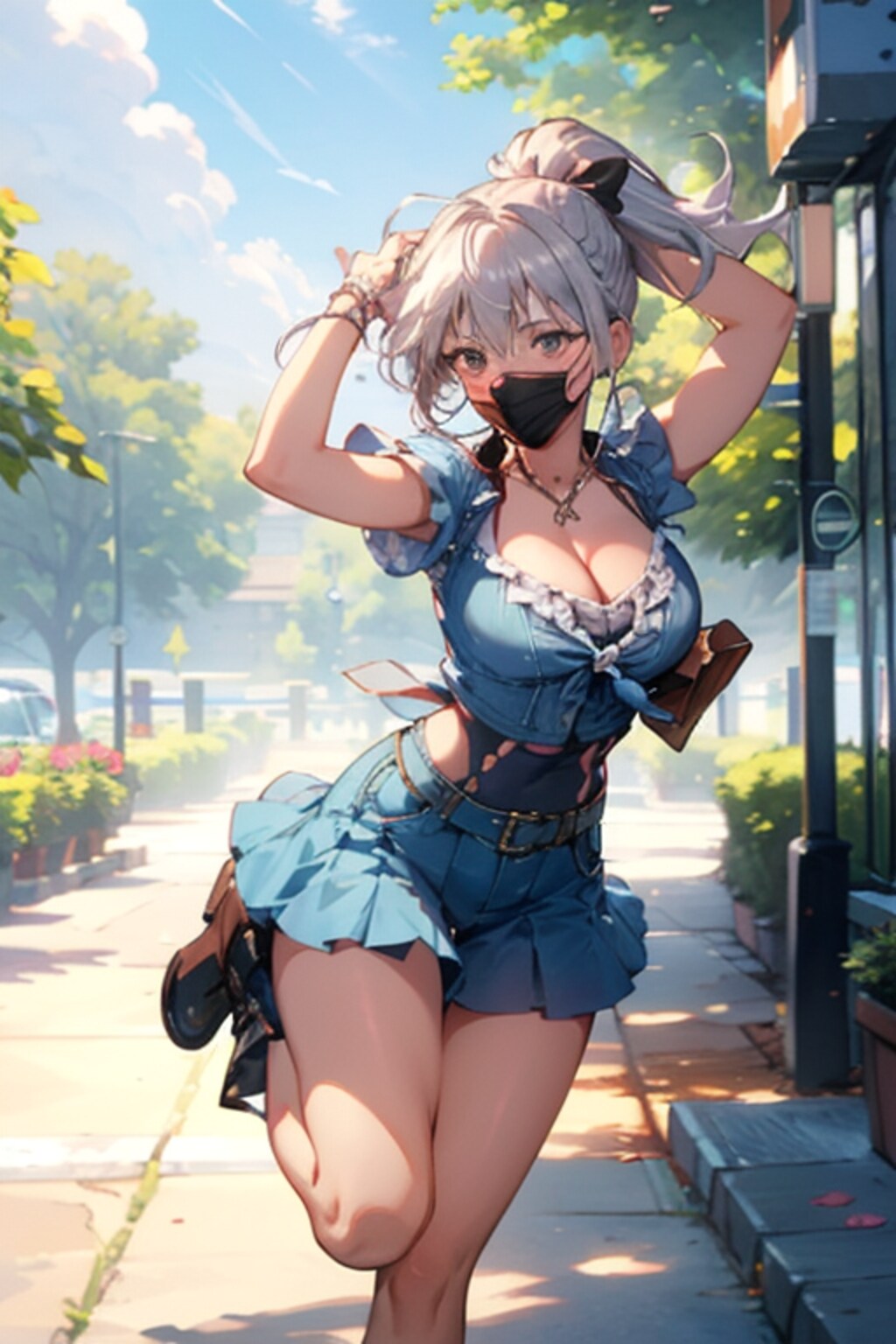 馬耳忍者のバストは豊満であった