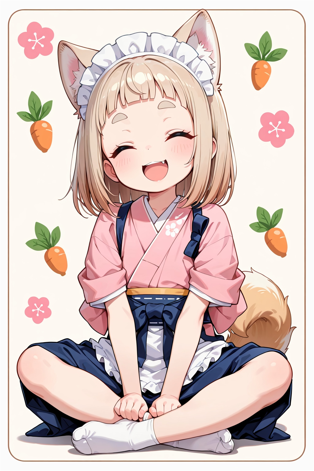 姫カット麻呂眉ぱっつんののの