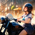 セーラー服とオートバイ 2枚目