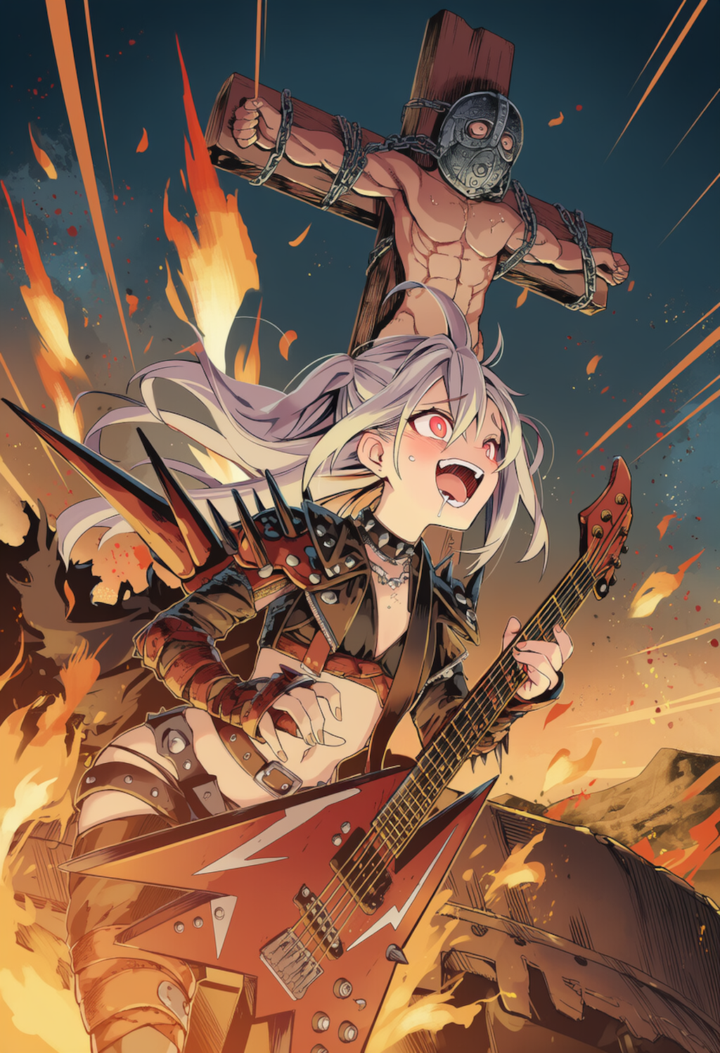 火炎放射ギター担当のメスガキ