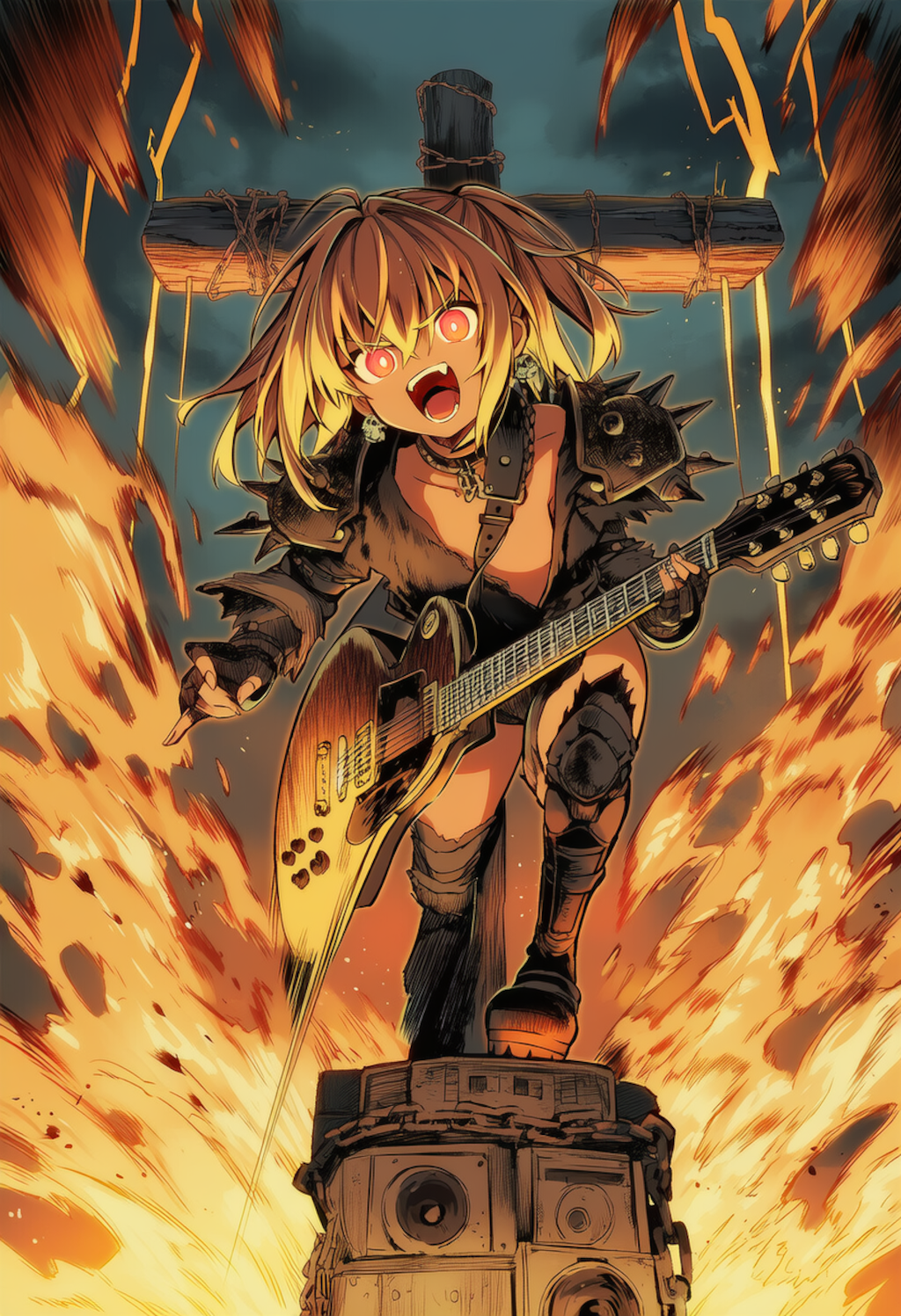 火炎放射ギター担当のメスガキ