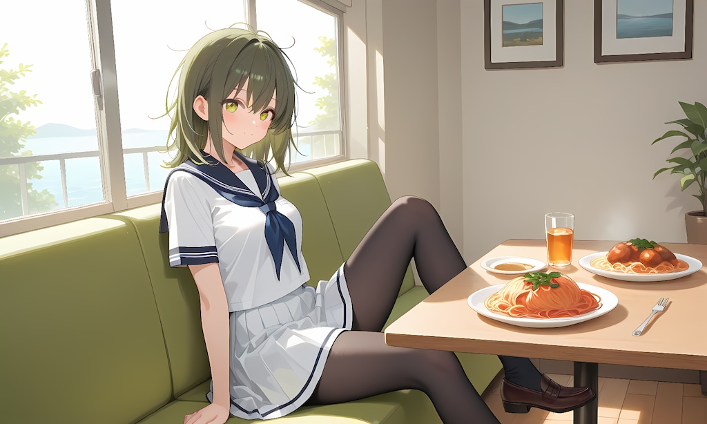 スパゲッティとMESSちゃん