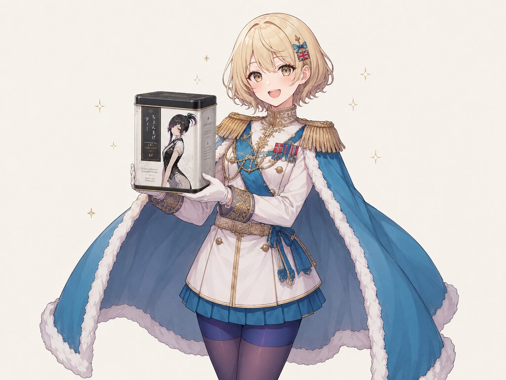 流行りの紅茶をいただきました！ (今日の栄光ちゃん32)