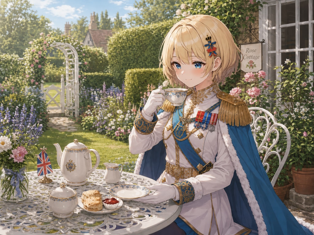流行りの紅茶をいただきました！ (今日の栄光ちゃん32)