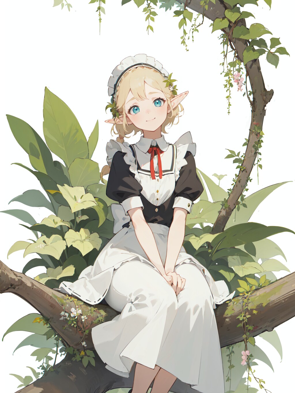 金髪エルフさん