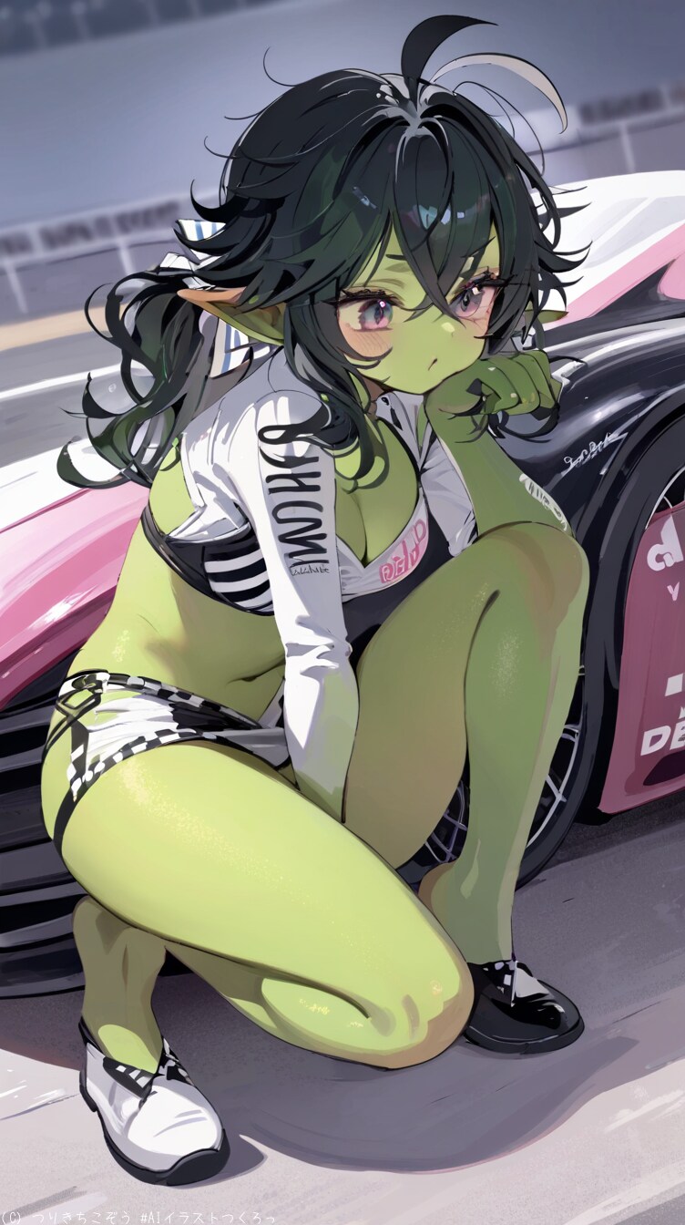 ゴブリンのレースクイーン