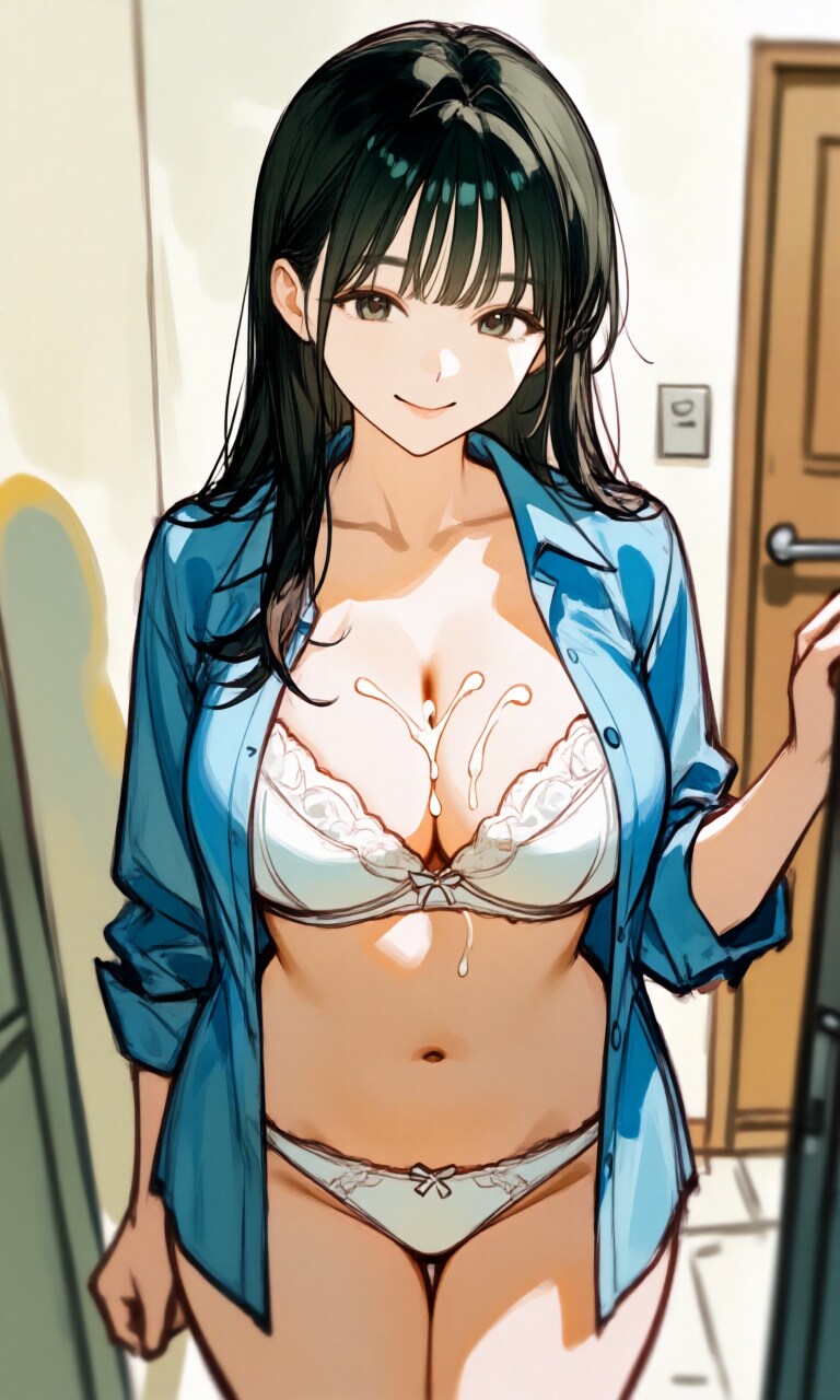 もう、着替え中なのに