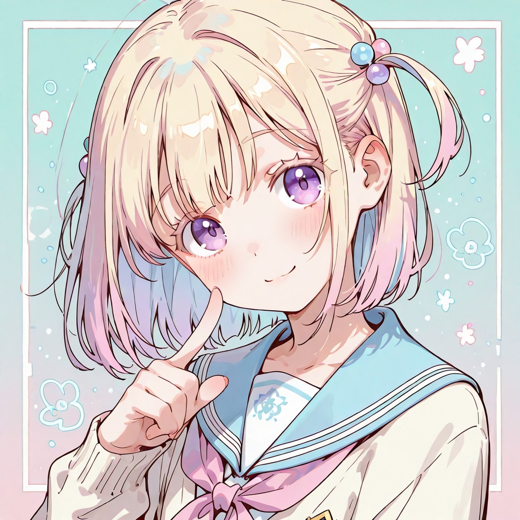 パステル少女