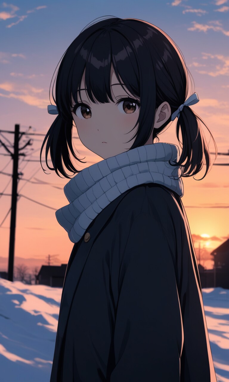 帰路(冬)(2) | の人気AIイラスト・グラビア