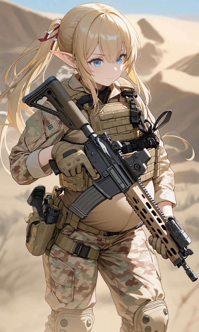 異世界ミリタリー妊婦シリーズその１８８ | の人気AIイラスト・グラビア