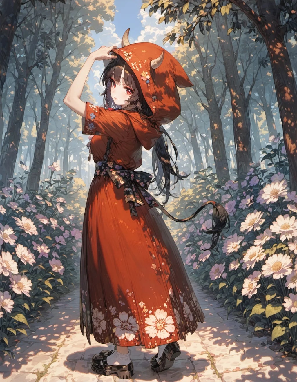 The Little Devil in the Sunlit Path