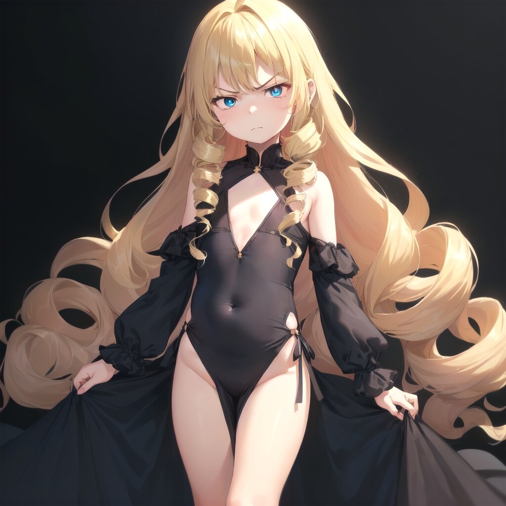 金髪まな板娘ちゃん・豪華なドレス注文したのに、思ったものと違った件ｗ