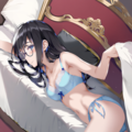 bed invitation, lightblue lingerie 10枚目