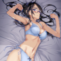 bed invitation, lightblue lingerie 7枚目