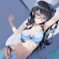 bed invitation, lightblue lingerie 4枚目
