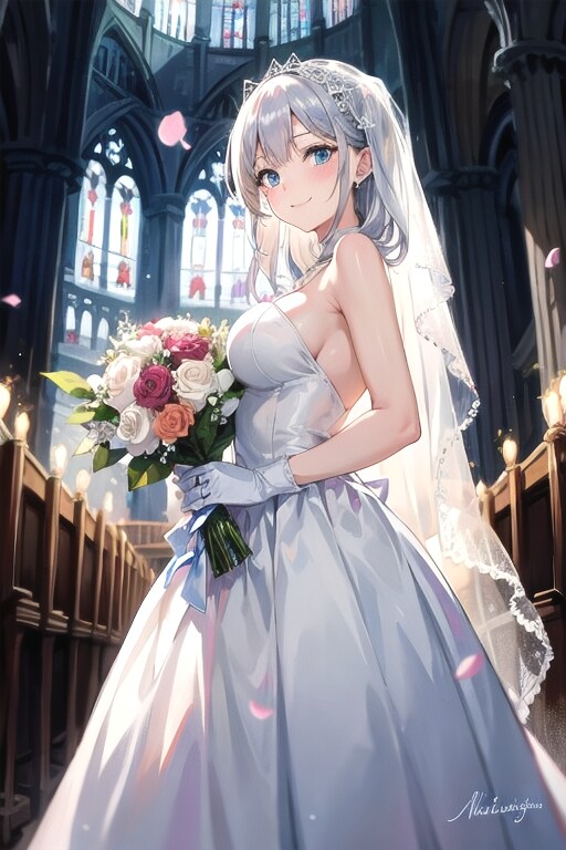 June Bride 7 | の人気AIイラスト・グラビア