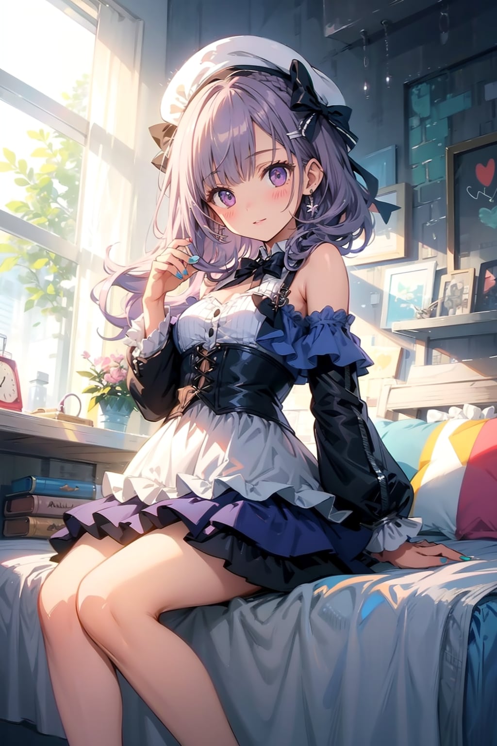 お洒落なメイドさん