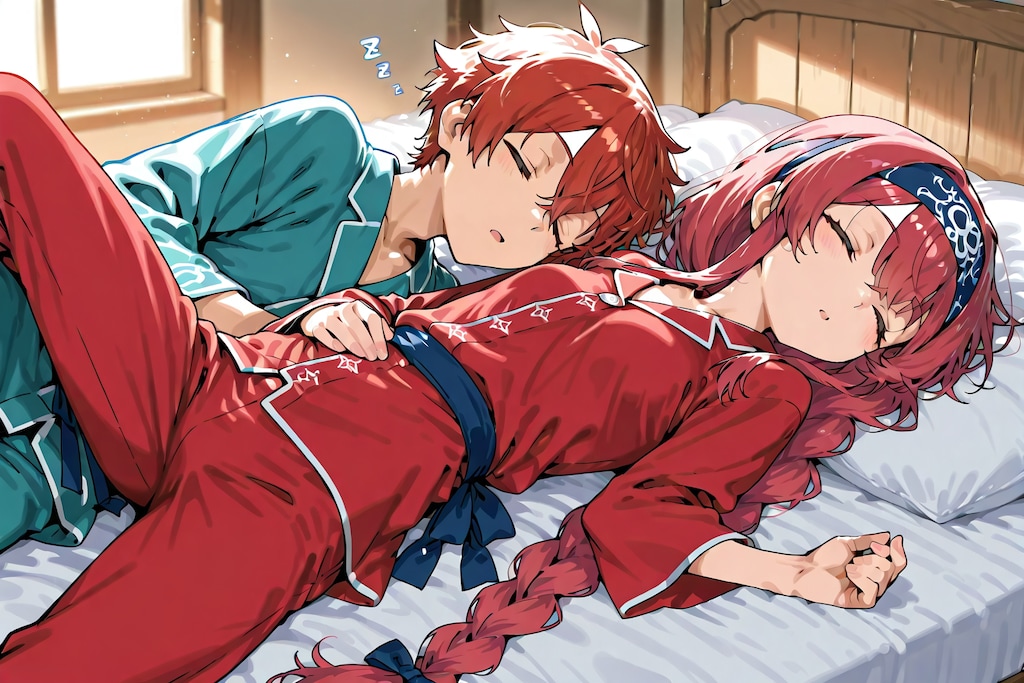 お寝坊小織くんと・・・・・・