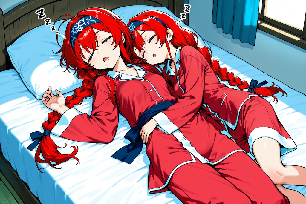 お寝坊小織くんと・・・・・・