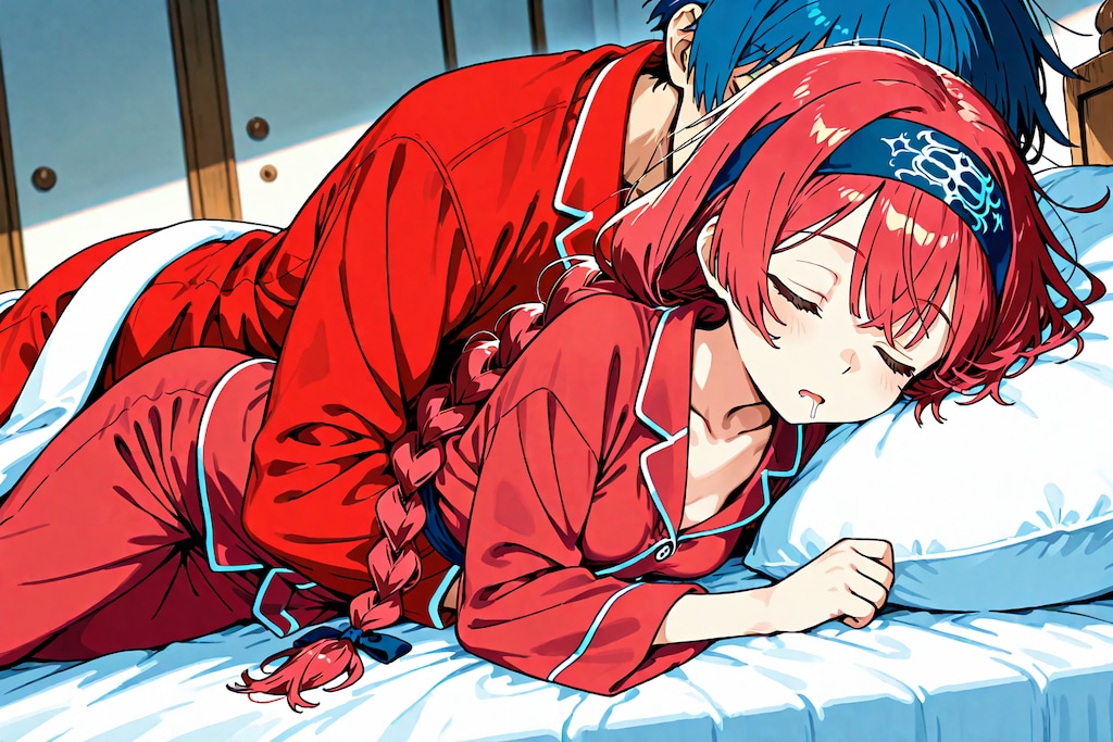 お寝坊小織くんと・・・・・・