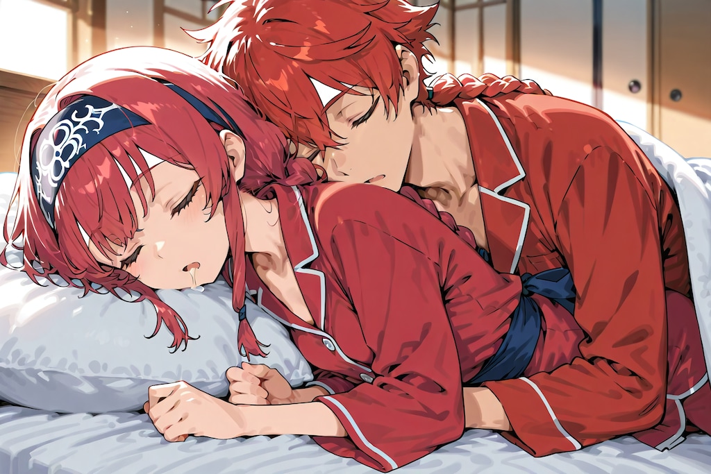 お寝坊小織くんと・・・・・・