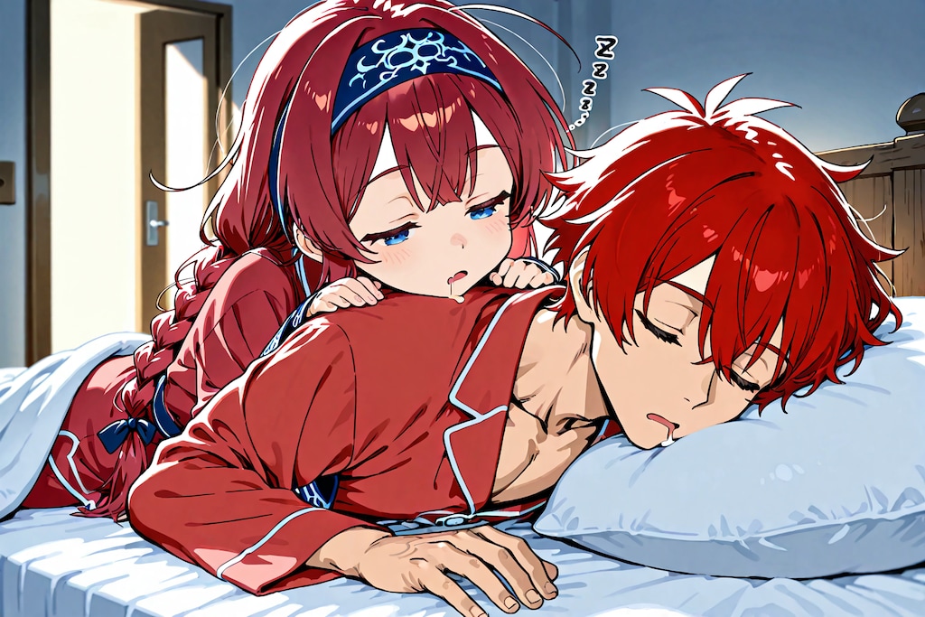 お寝坊小織くんと・・・・・・