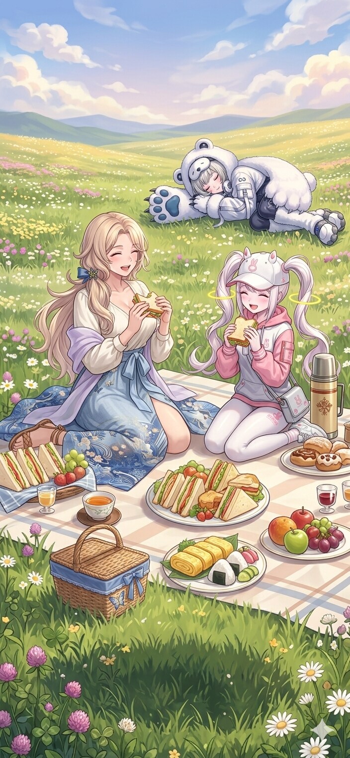 ピクニック | の人気AIイラスト・グラビア