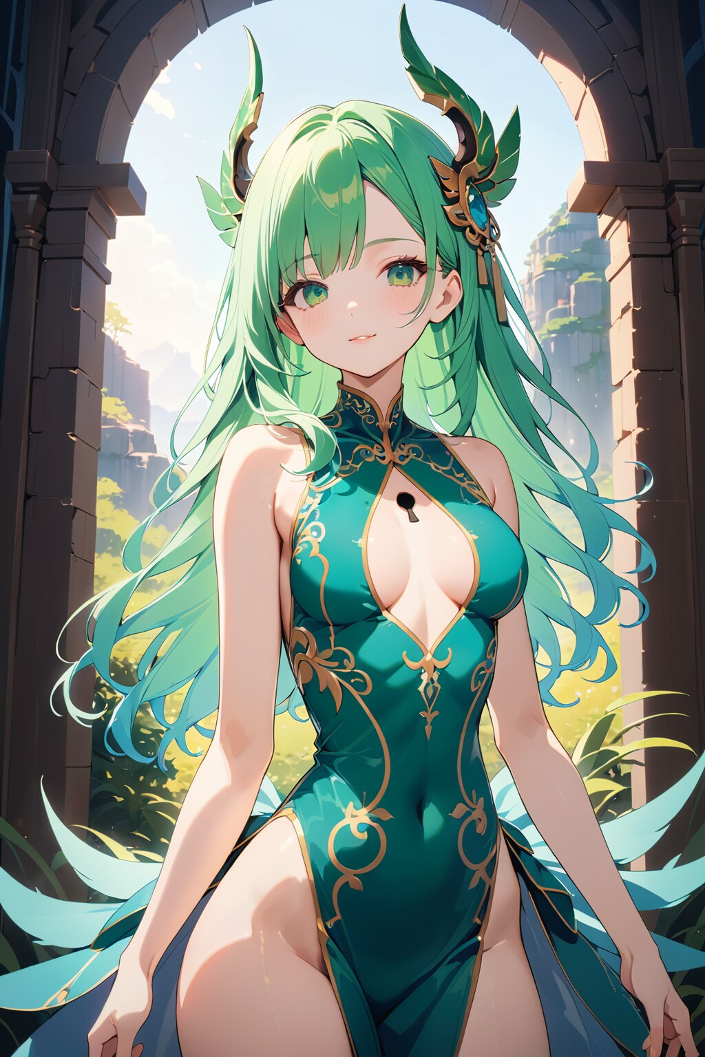 セクシーチャイナのエメラルドちゃん