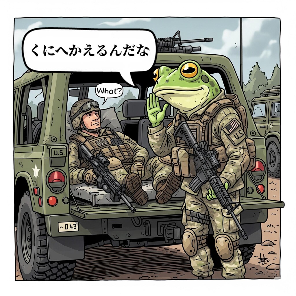 ロンリーソルジャーくにへかえる