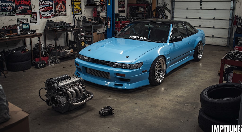 S13シルビアのドリ車