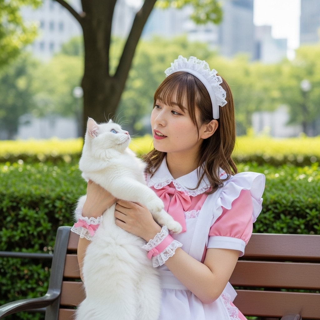 猫好きメイド