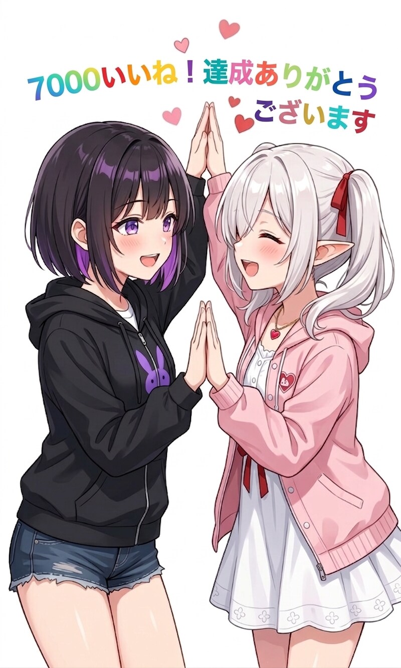 7000いいね！達成ありがとうございます | の人気AIイラスト・グラビア