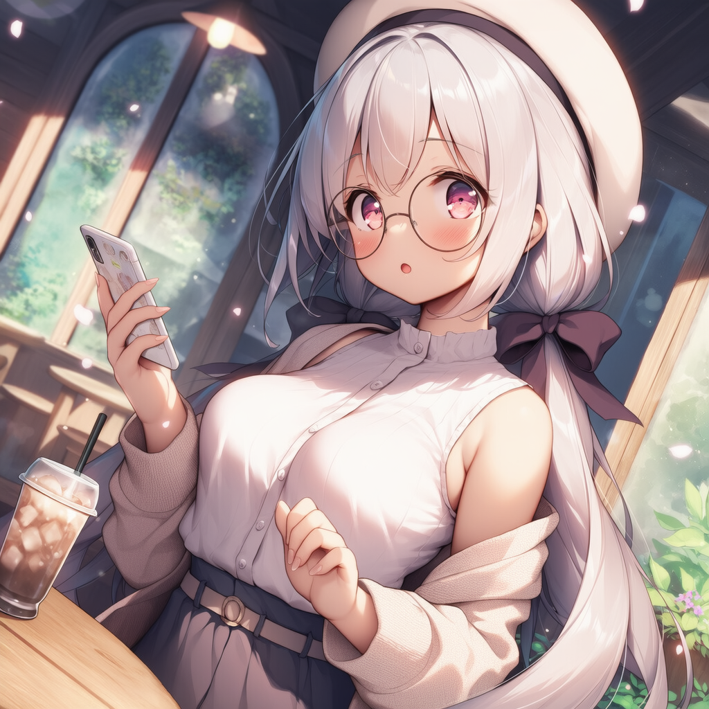 夏のカフェ